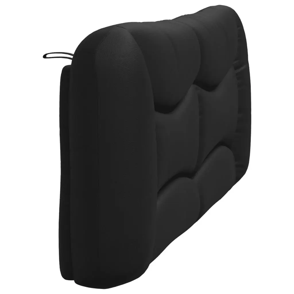 Headboard Cushion Black 180cm Faux Leather Bed Wall Mount Pillow Upholstered