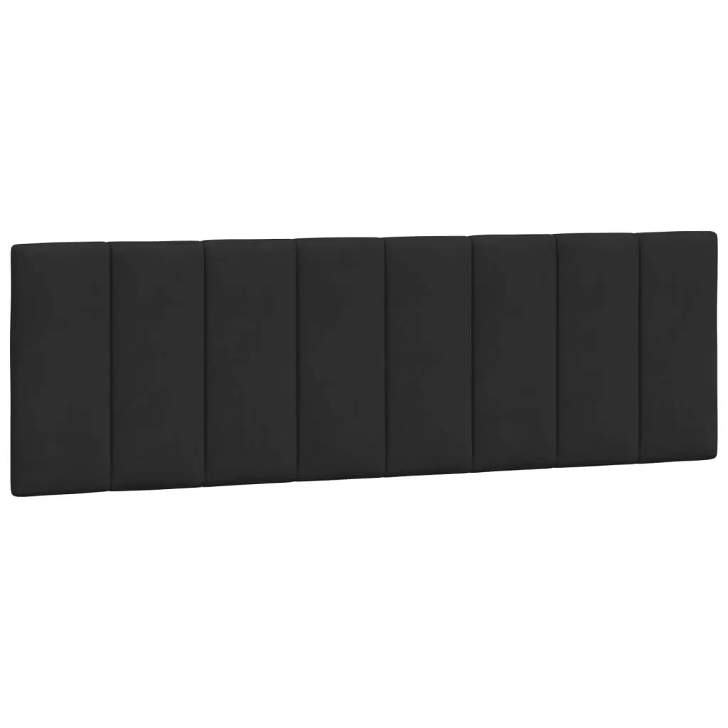 Wall-Mounted Black Velvet Headboard Cushion for Home