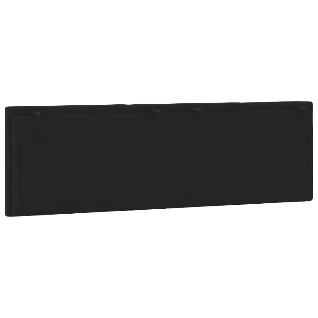 Wall-Mounted Black Velvet Headboard Cushion for Home