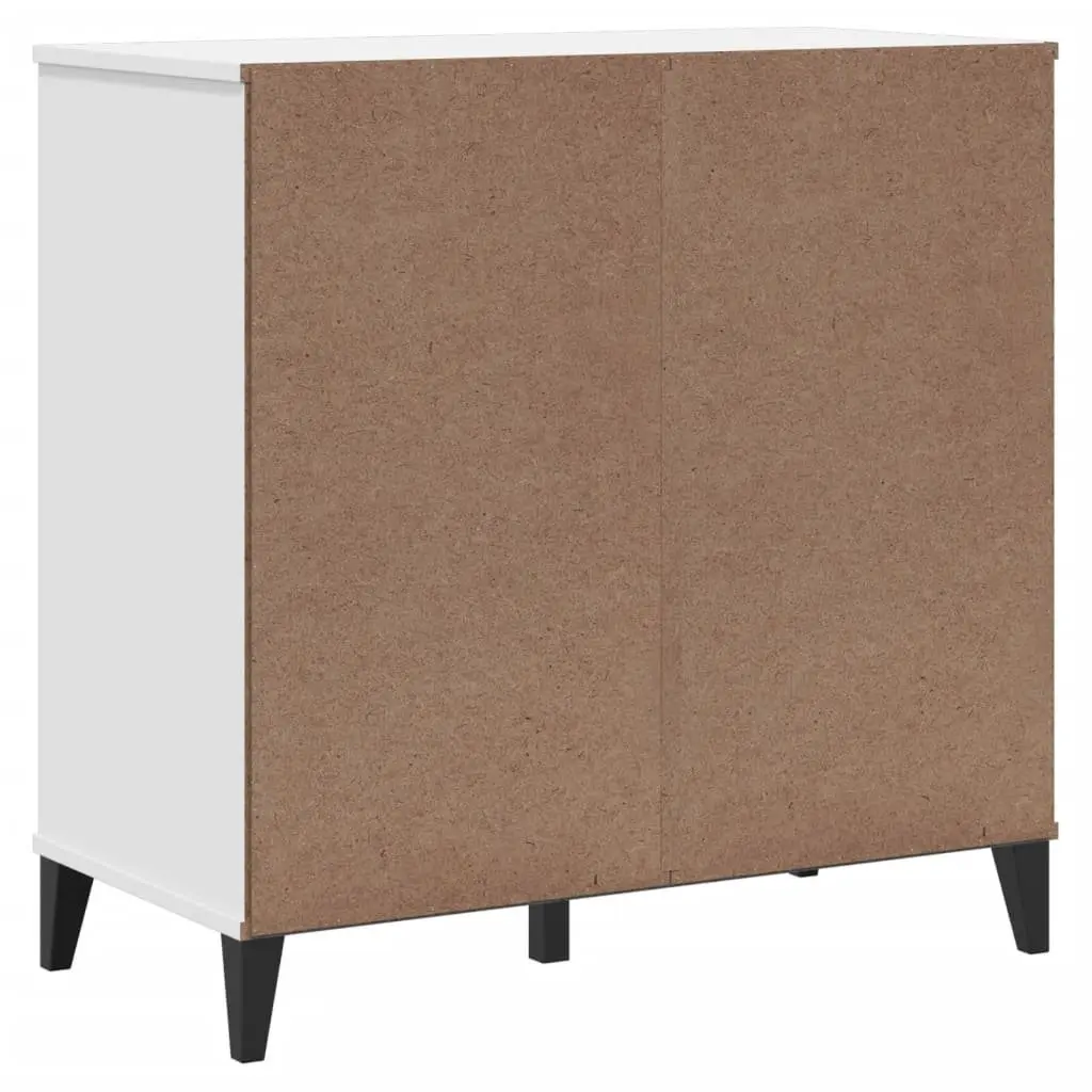 Drawer Cabinet Engineered Wood White Industrial Storage Organizer