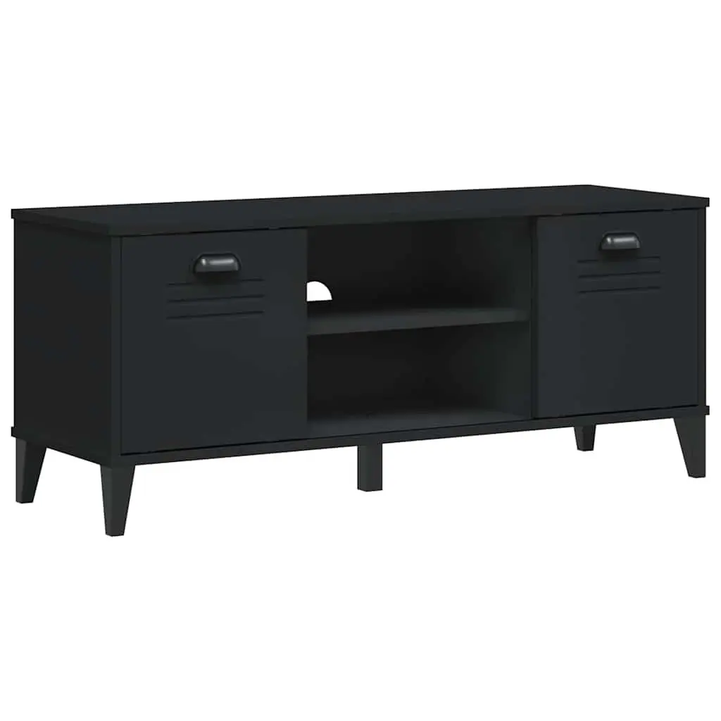 Shoe Bench Storage Organiser Cabinet Engineered Wood 106 x 35 x 45 cm Black