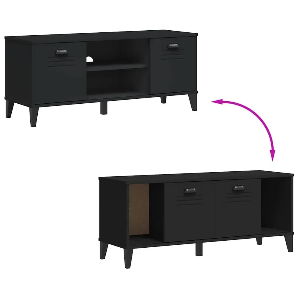Shoe Bench Storage Organiser Cabinet Engineered Wood 106 x 35 x 45 cm Black