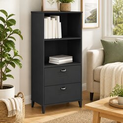 Practical Storage Solutions with Anthracite Grey Bookcase
