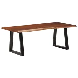 Functional Acacia Coffee Table for Everyday Use 110x55x40 cm