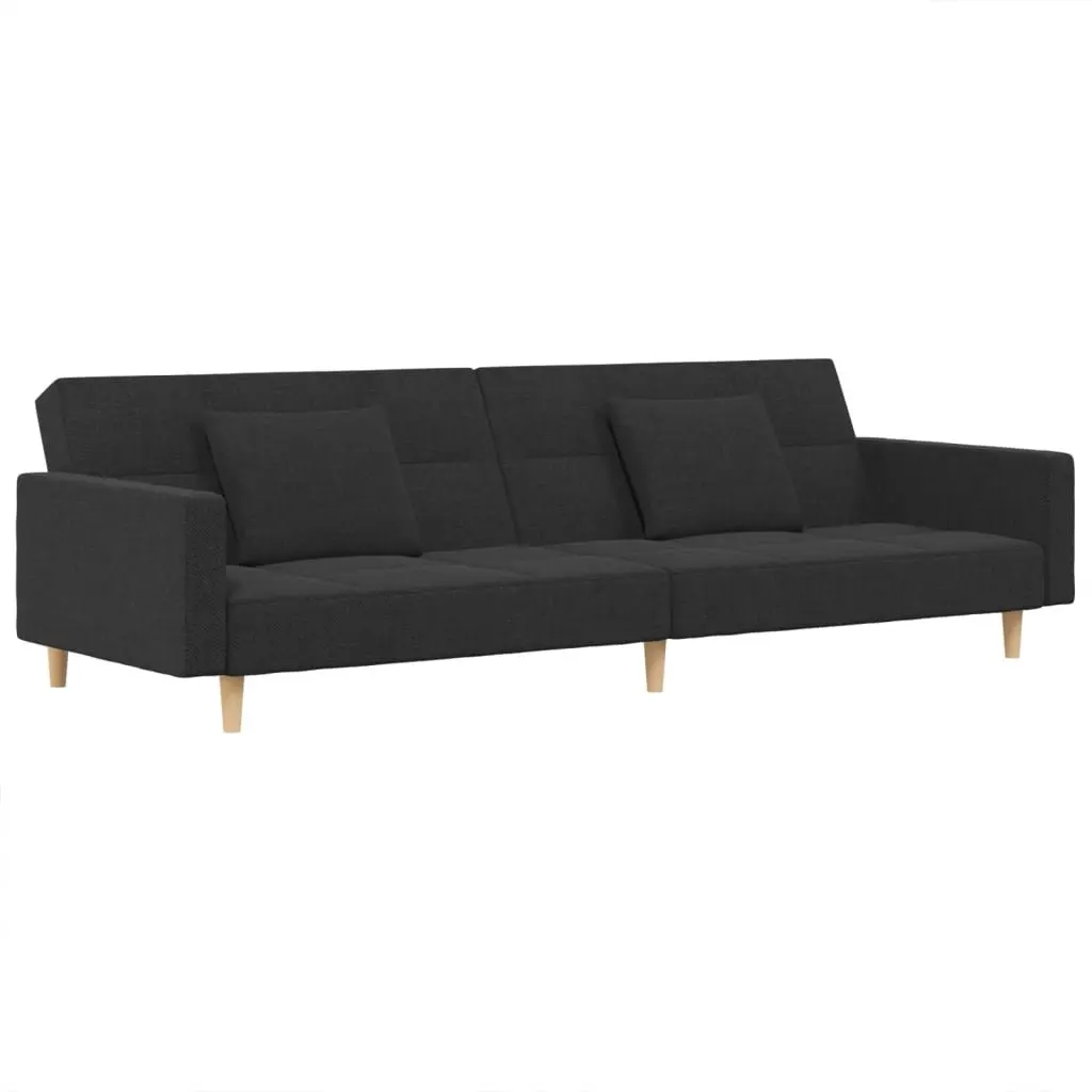 Grey Fabric Sofa Bed with Dual Use