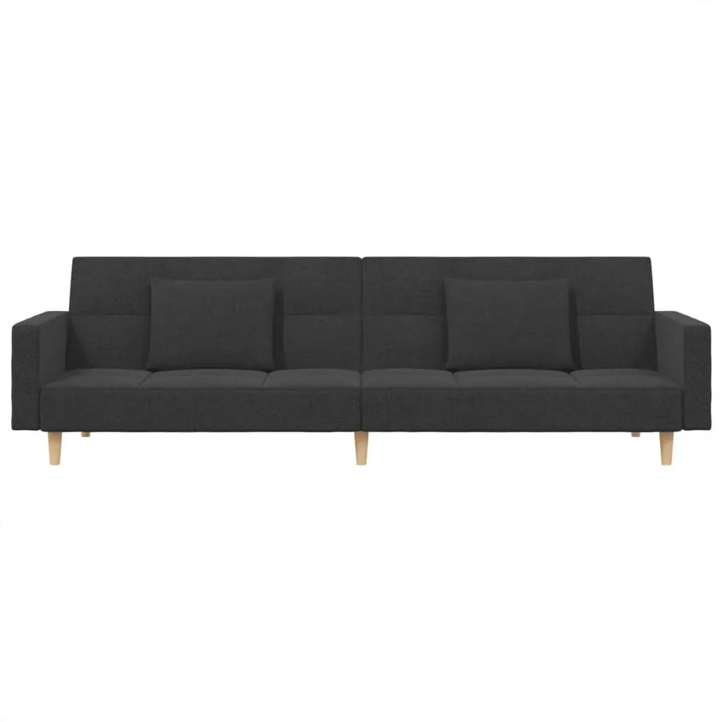 Grey Fabric Sofa Bed with Dual Use