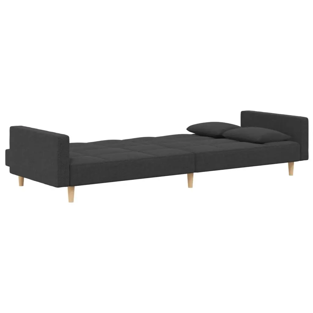 Grey Fabric Sofa Bed with Dual Use