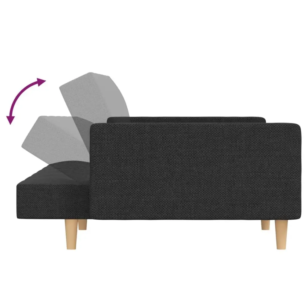 Grey Fabric Sofa Bed with Dual Use