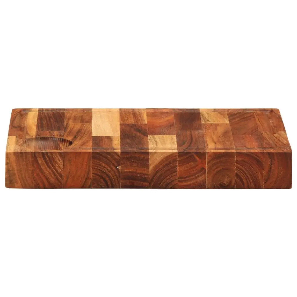 Solid Wood Chopping Board Acacia 30x21x4 cm Brown