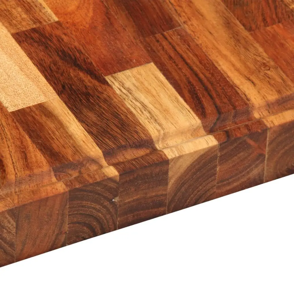 Solid Wood Chopping Board Acacia 30x21x4 cm Brown