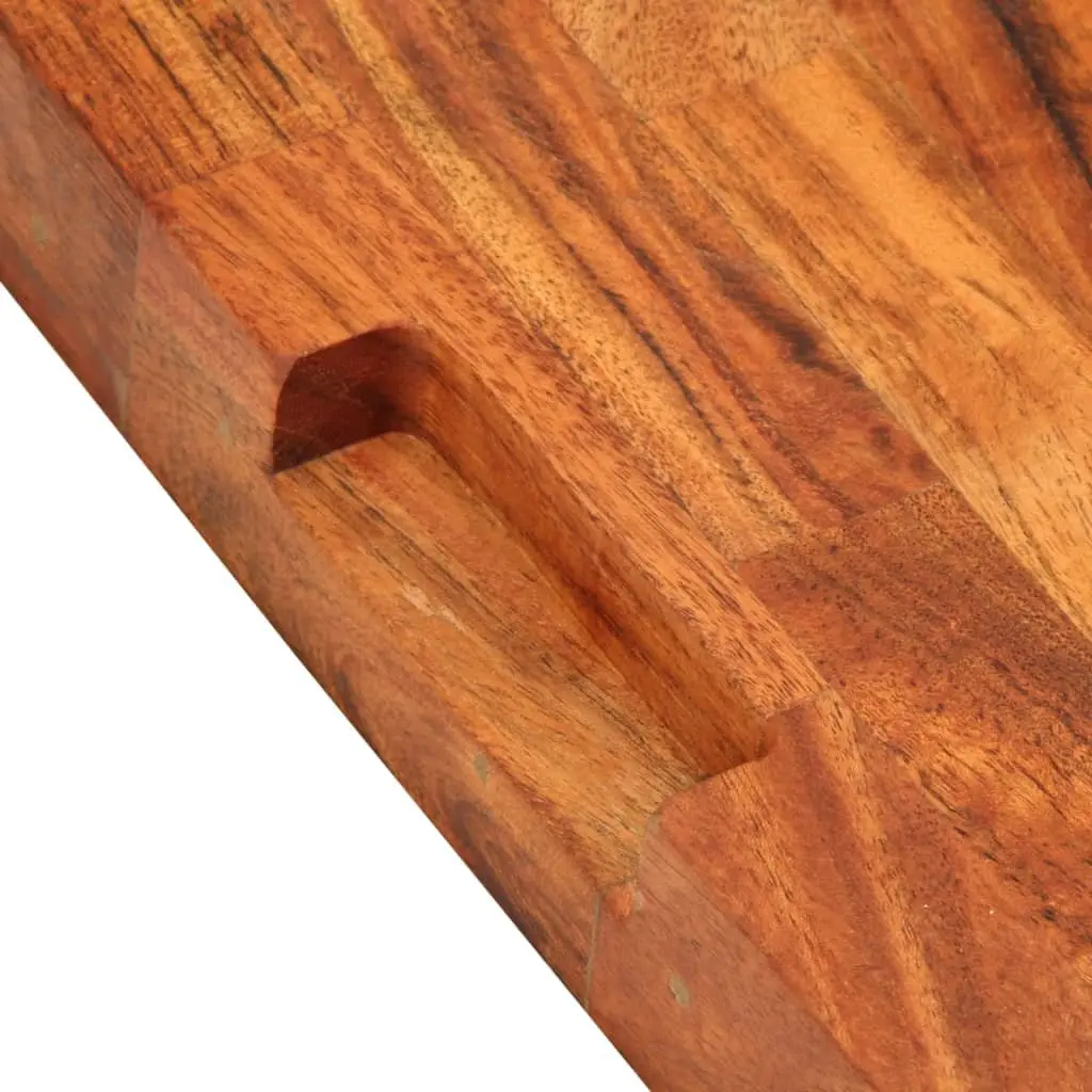 Acacia Wood Chopping Board 42x30x4 cm Brown Solid Kitchen Cutting Serving Cheese