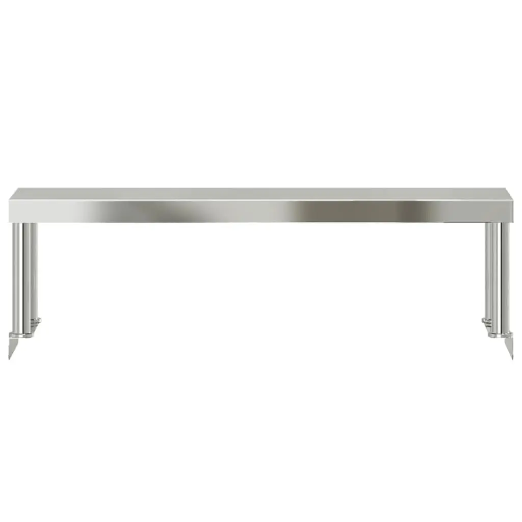 Stainless Steel Overshelf Mounted Workspace for Kitchen Prep Table 110cm x 30cm x 35cm