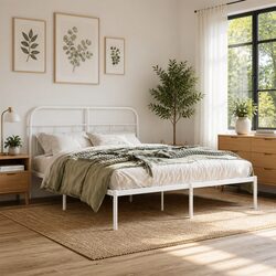 Versatile Metal Bed Frame for Your Bedroom 150x200 cm