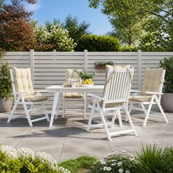 Comfortable Highback Chair Cushions for Outdoor Living - 4 pcs