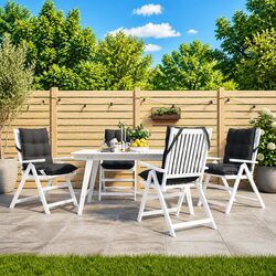 Versatile Anthracite Chair Cushions for Home and Garden