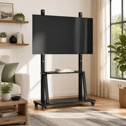 TV Stand with Wheels for Home or Office Use