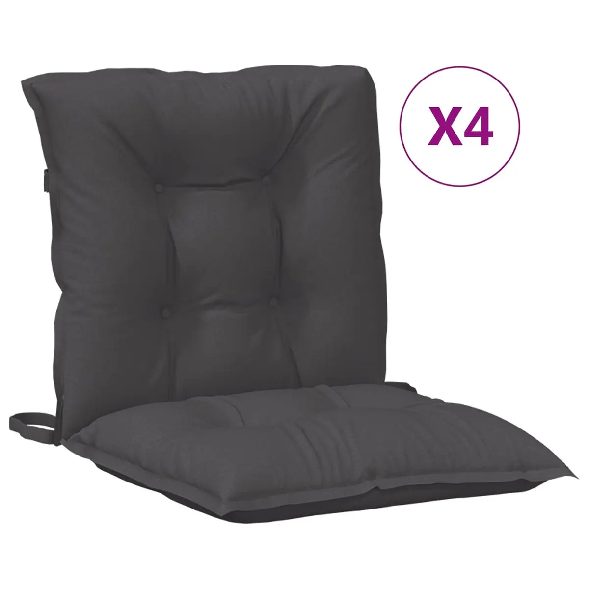Lowback Chair Cushions for Home and Garden Use