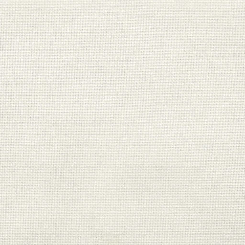 Deck Chair Cushion Foam Filled Polyester 75x50x4 cm Cream Non-Slip