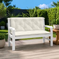 Practical Garden Bench Cushions for Various Settings 120x50x7 cm