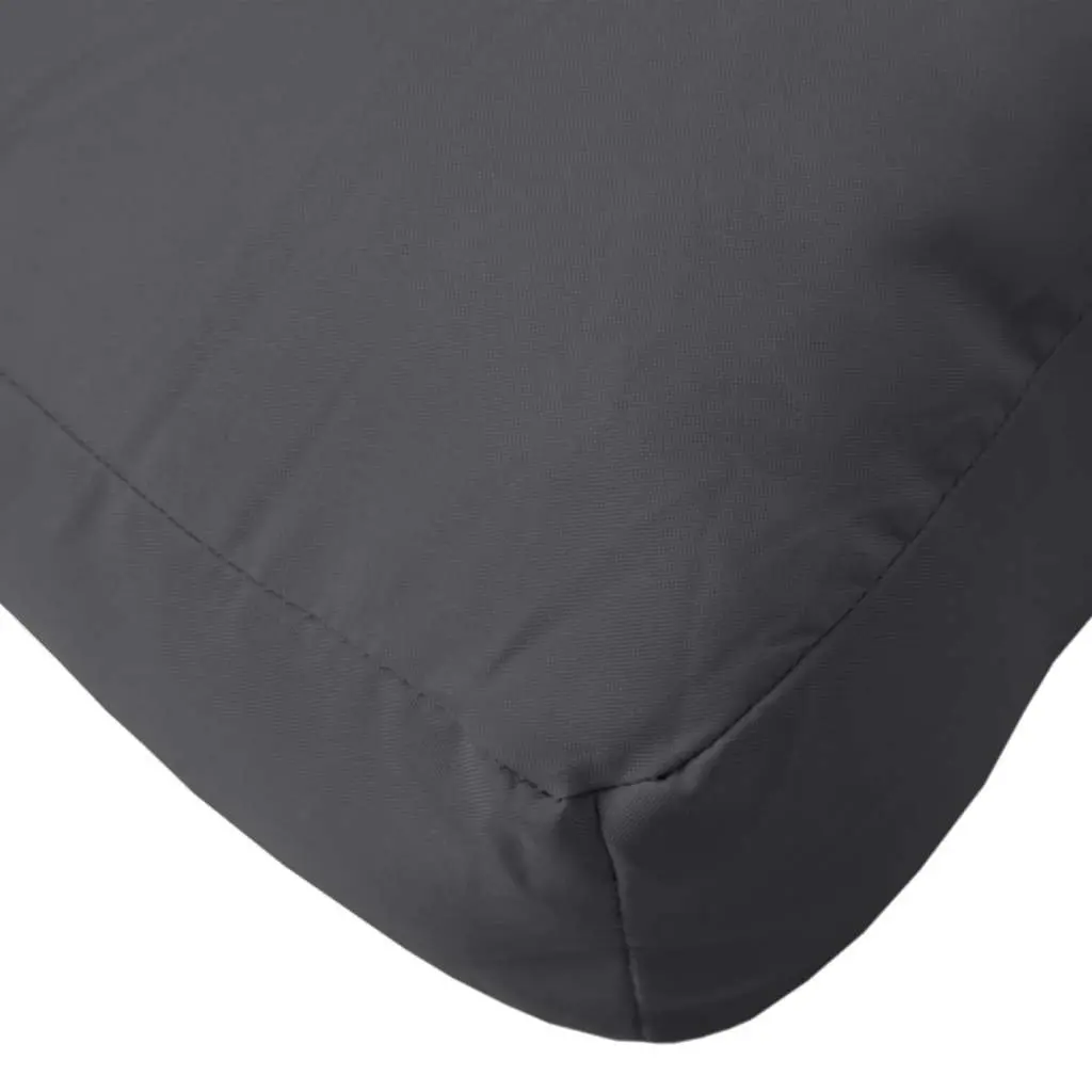 Anthracite Pallet Cushion for Home Use 60x60x9.5 cm