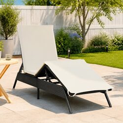 Practical Sun Lounger for Your Garden or Patio