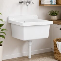 Practical Wall Mounted Sink for Various Home Areas