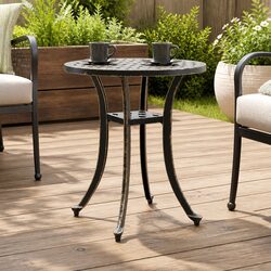 Functional Round Garden Table for Any Setting