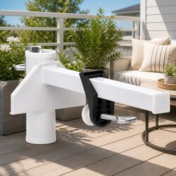 Practical Umbrella Clamp for Gardens and Balconies