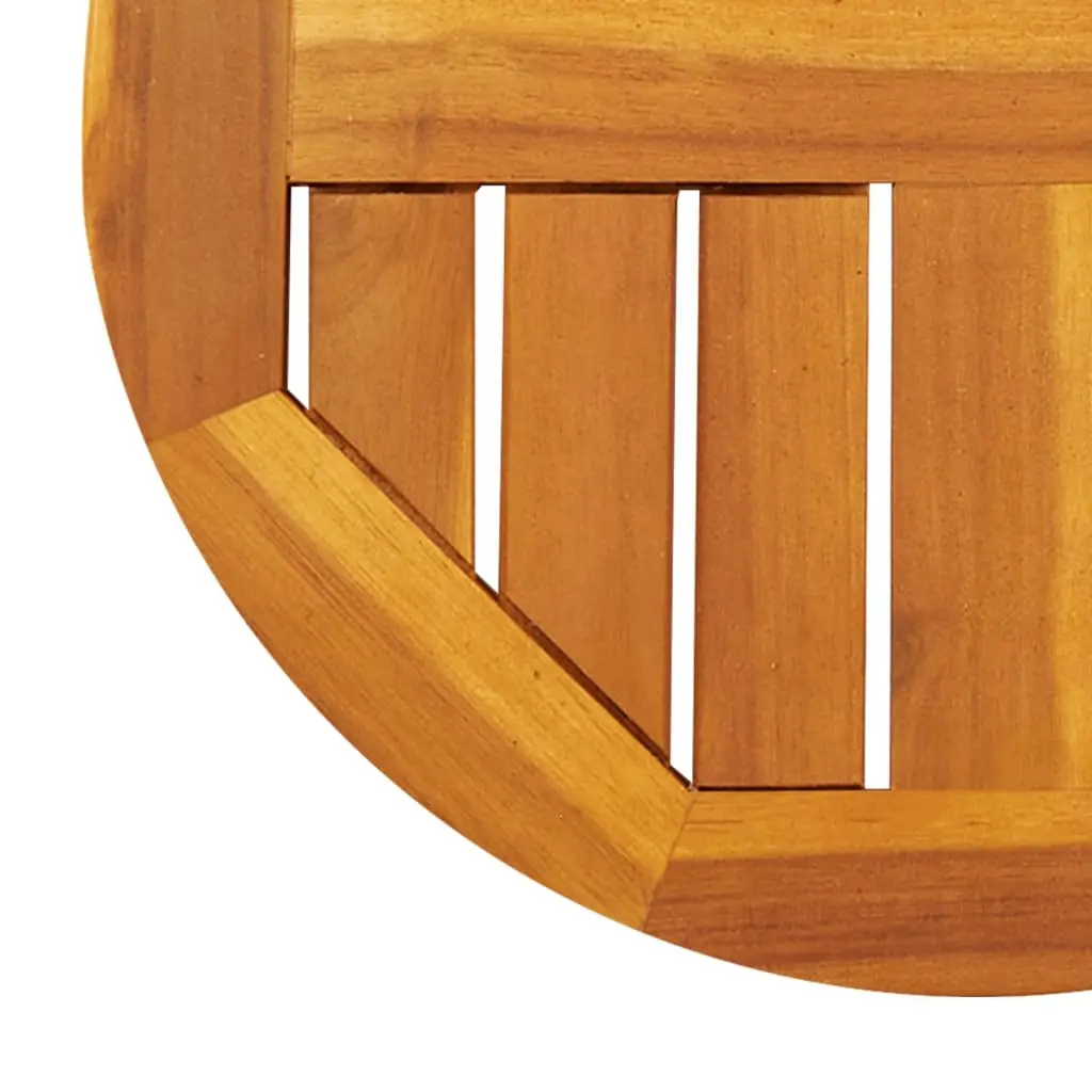 Round Solid Acacia Wood Table Top Ø40x2 cm Brown Replacement Dining Furniture Top