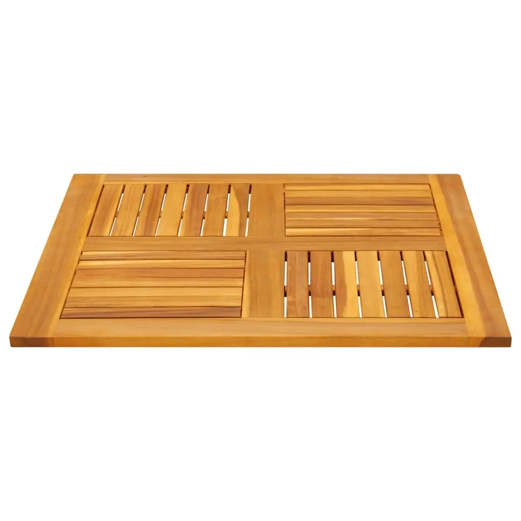 Square Wooden Table Top for Dining and Garden 80x80cm