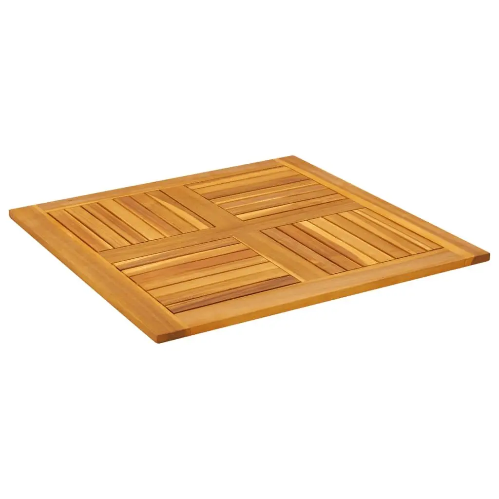 Square Wooden Table Top for Dining and Garden 80x80cm