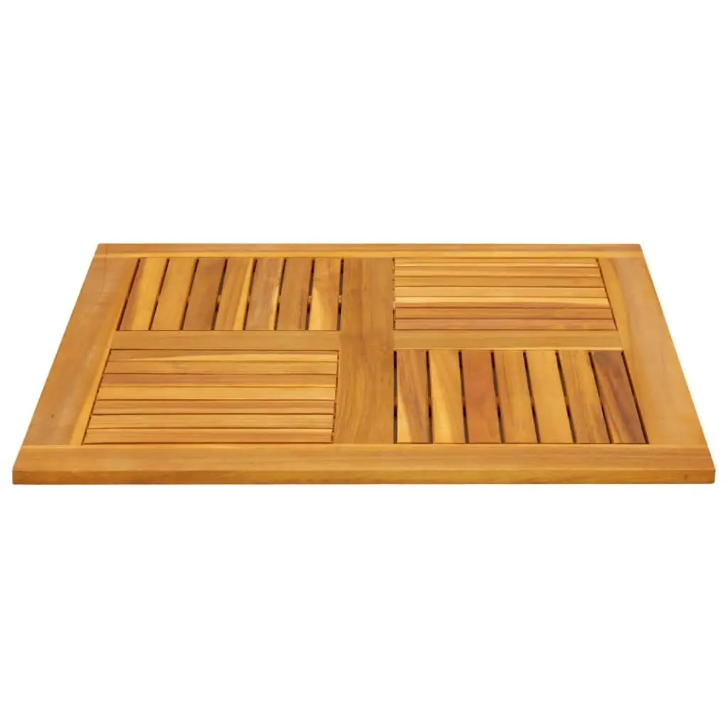 Square Wooden Table Top for Dining and Garden 80x80cm