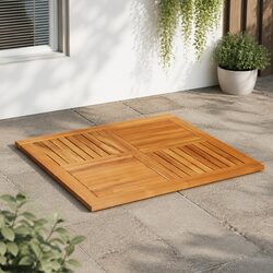 Square Acacia Wood Table Top for Your Home or Garden