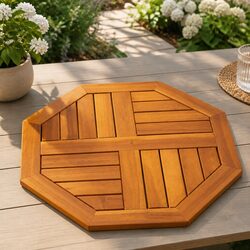 Versatile Octagonal Wooden Table Top for Home Use