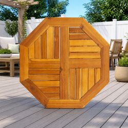 Ideal Replacement Table Top: Octagonal Wooden 60x60x2cm