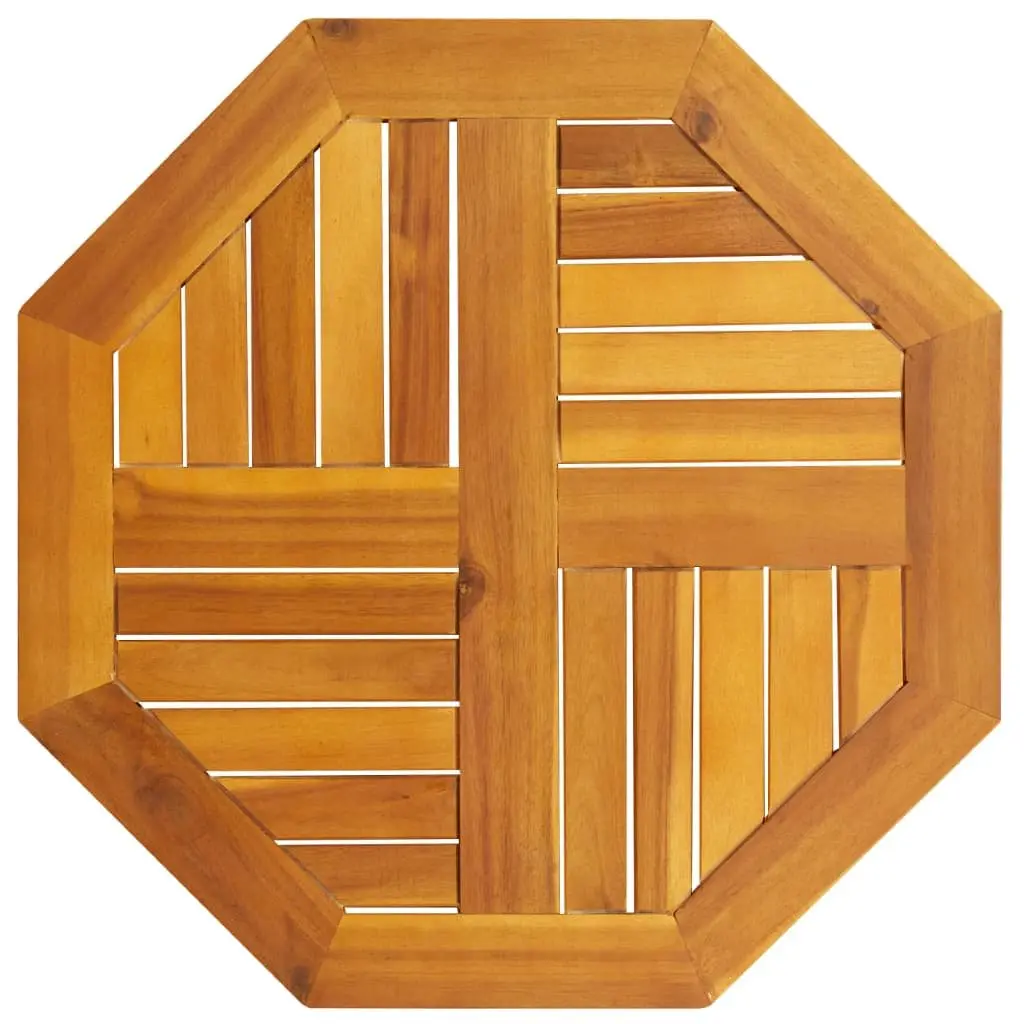 Octagonal Wooden Table Top 60x60x2cm Brown Garden Dining Furniture Replacement