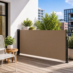 Practical 140x300cm Taupe Awning for Your Outdoor Needs