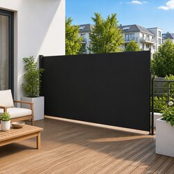 Practical Retractable Side Awning 180x300cm for Gardens