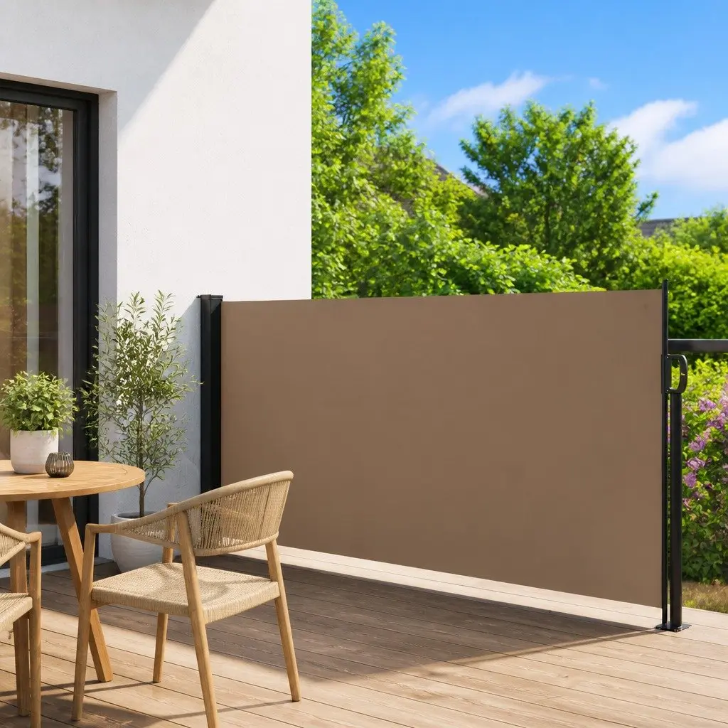 Retractable Awning for Garden and Patio Use