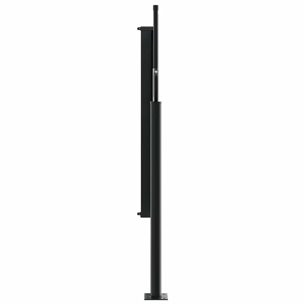 Retractable Side Awning Water and UV Resistant Polyester 120x500cm Cream