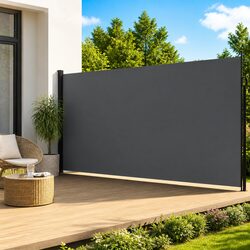 Versatile Retractable Side Awning 200x500cm for Home Use
