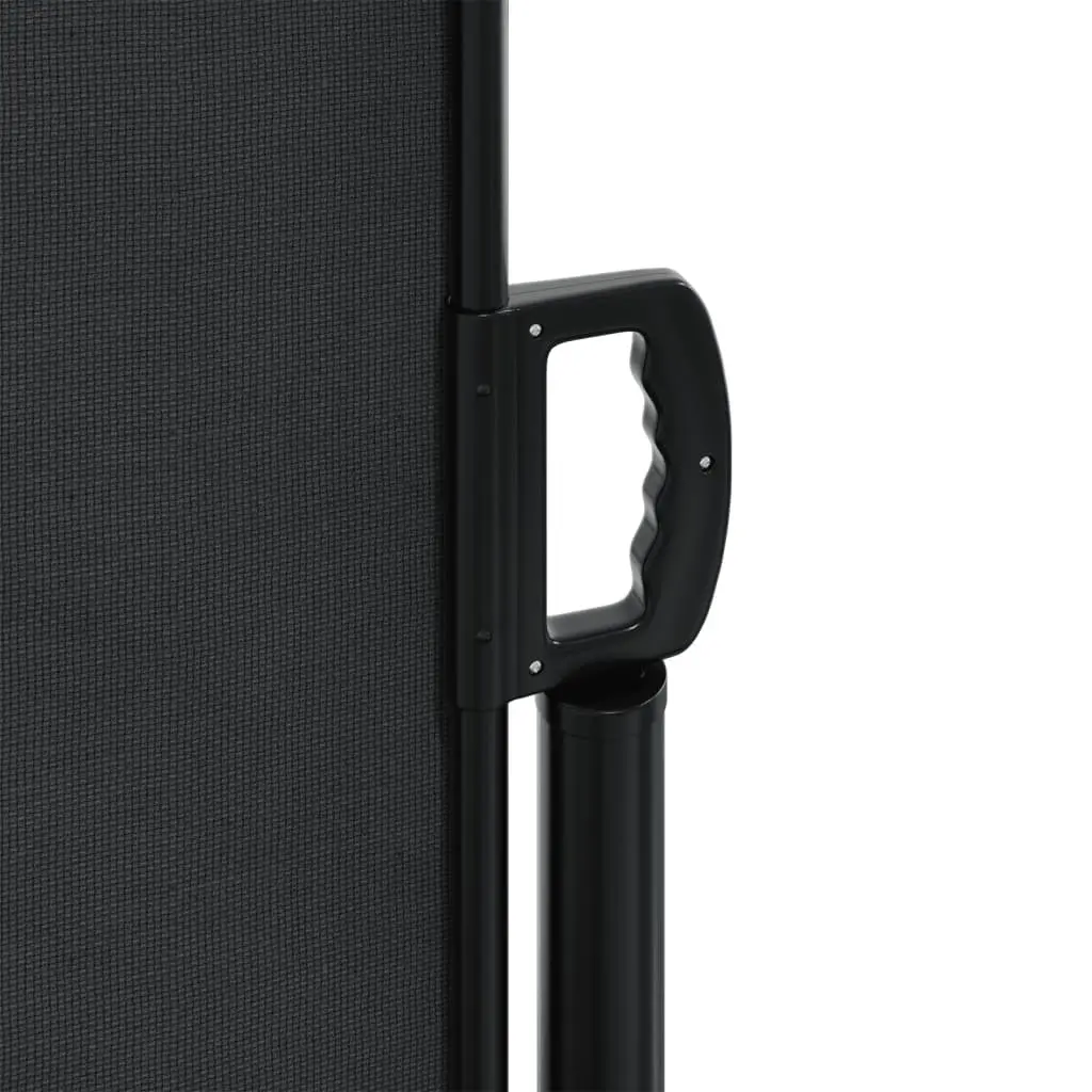 Retractable Awning Black 180x1000cm Privacy Screen Outdoor Garden Patio Terrace