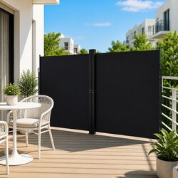 Practical Retractable Side Awning for Your Garden or Patio
