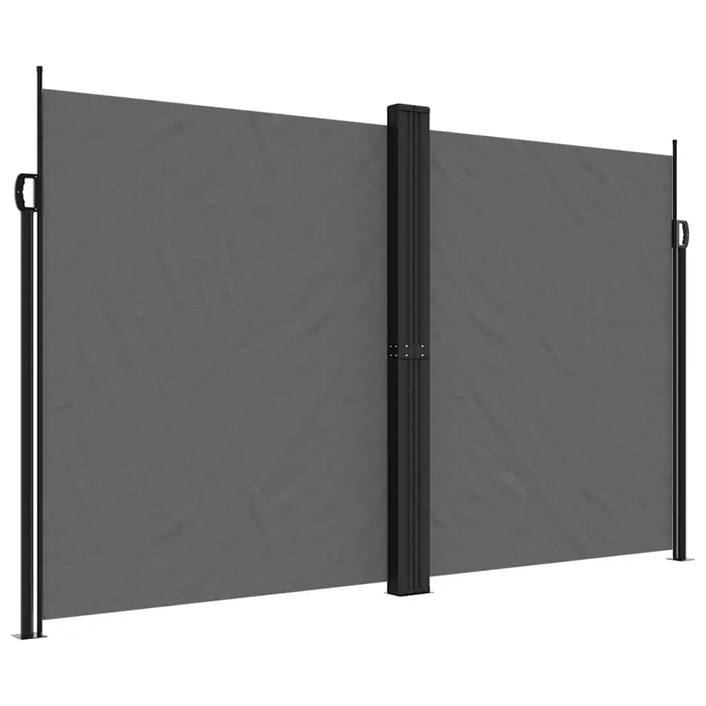 Retractable Garden Awning Privacy Screen Outdoor Shade Anthracite 200x1200cm