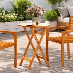 Practical Folding Garden Table Ø60 cm for Every Outdoor Setting