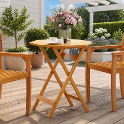 Ideal 70cm Folding Garden Table for Any Outdoor Setting