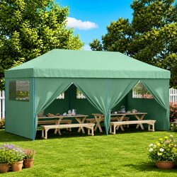 Green Party Tent for Home Events