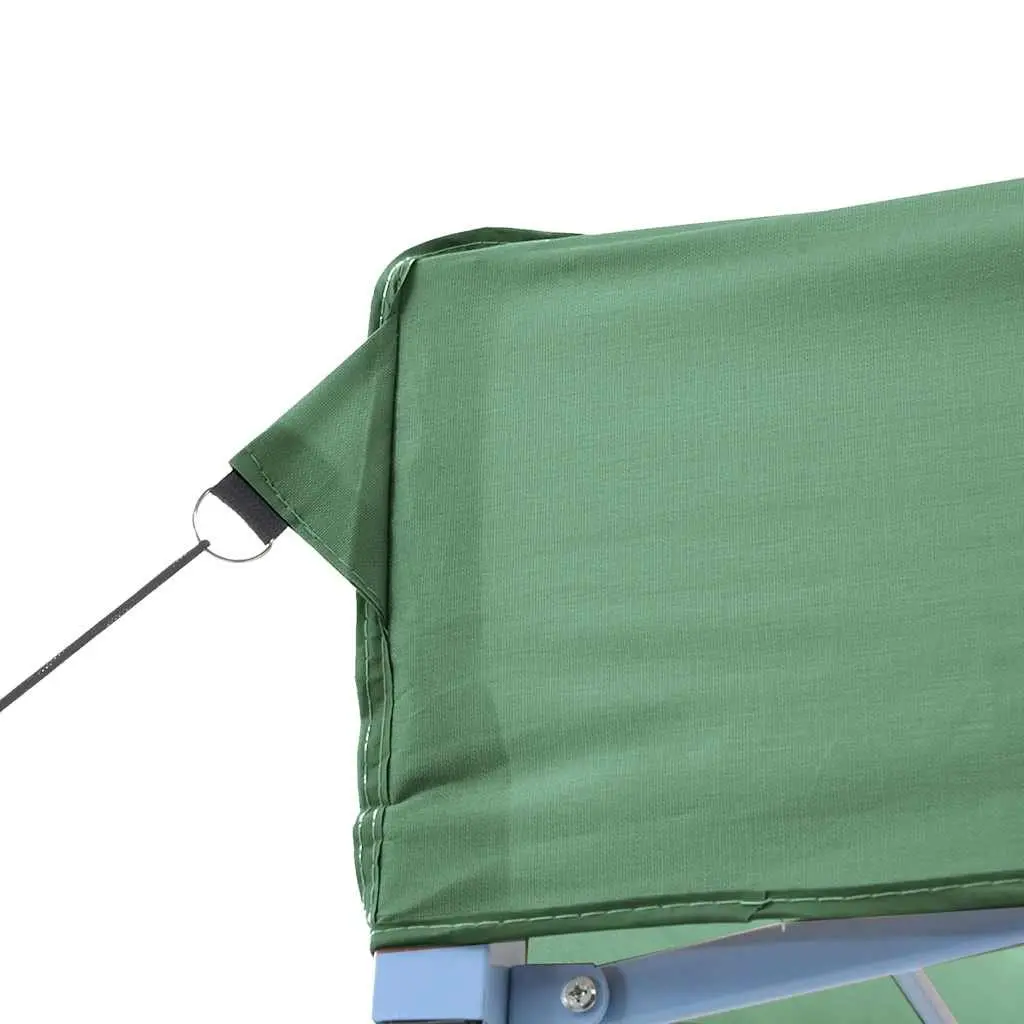 Pop-Up Party Tent Oxford Fabric 4 Sidewalls Green Outdoor Gazebo