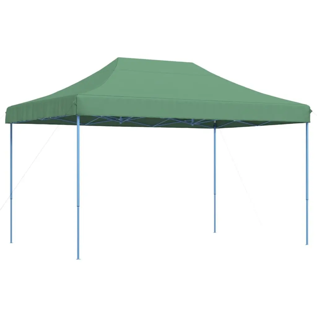 Foldable Pop-Up Party Tent Oxford Fabric Green 440 x 292 x 315 cm Outdoor Garden Gazebo Canopy Event Shelter