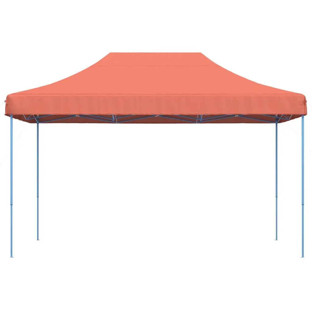 Foldable Pop-Up Party Tent Oxford Fabric 440 x 292 x 315 cm Terracotta